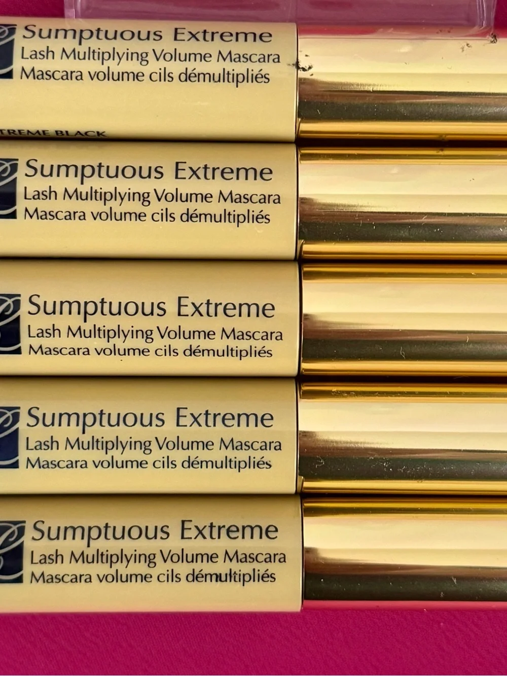 Estee Lauder Sumptuous Extreme Mascara - Extreme Black Travel Size x5 New!!
